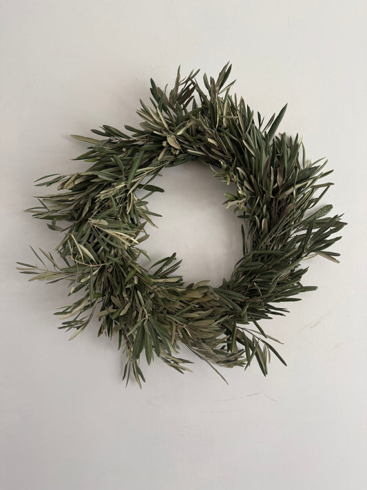 Fresh Olive Branch Wreath