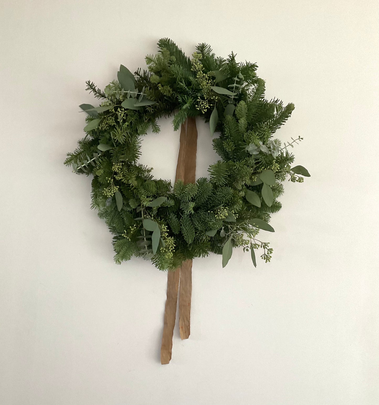 Fresh Seeded Eucalyptus & Noble Fir Wreath