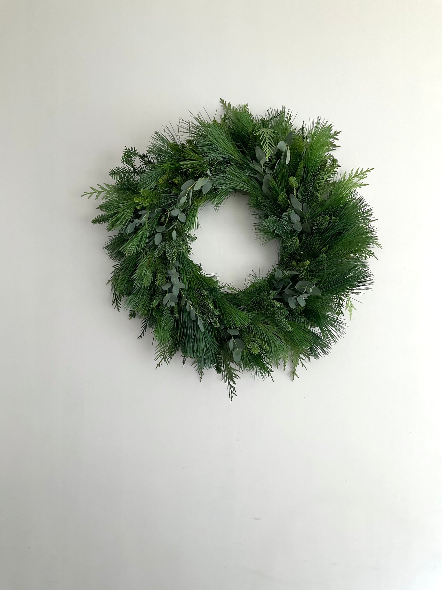 Mixed Greens & Eucalyptus Wreath