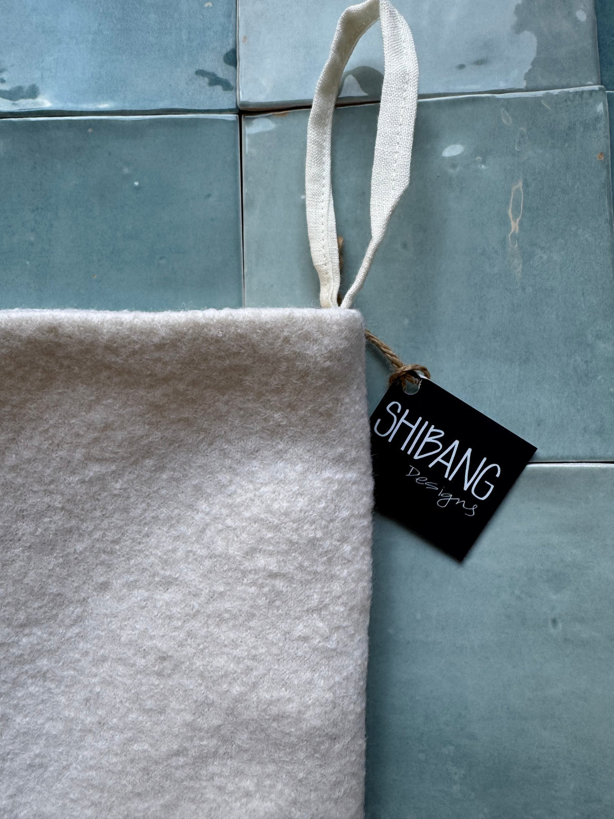 Minimalist Boiled Wool Stocking