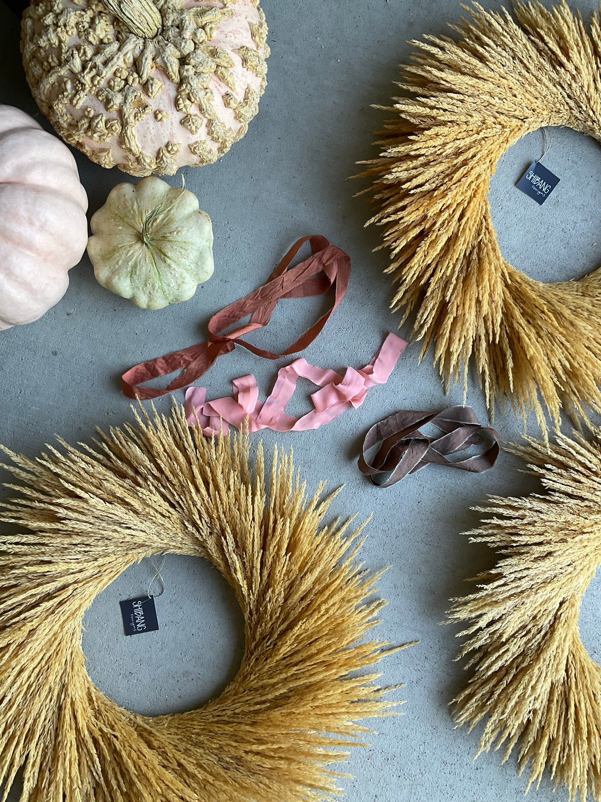 Fall Wheat Style Wreath