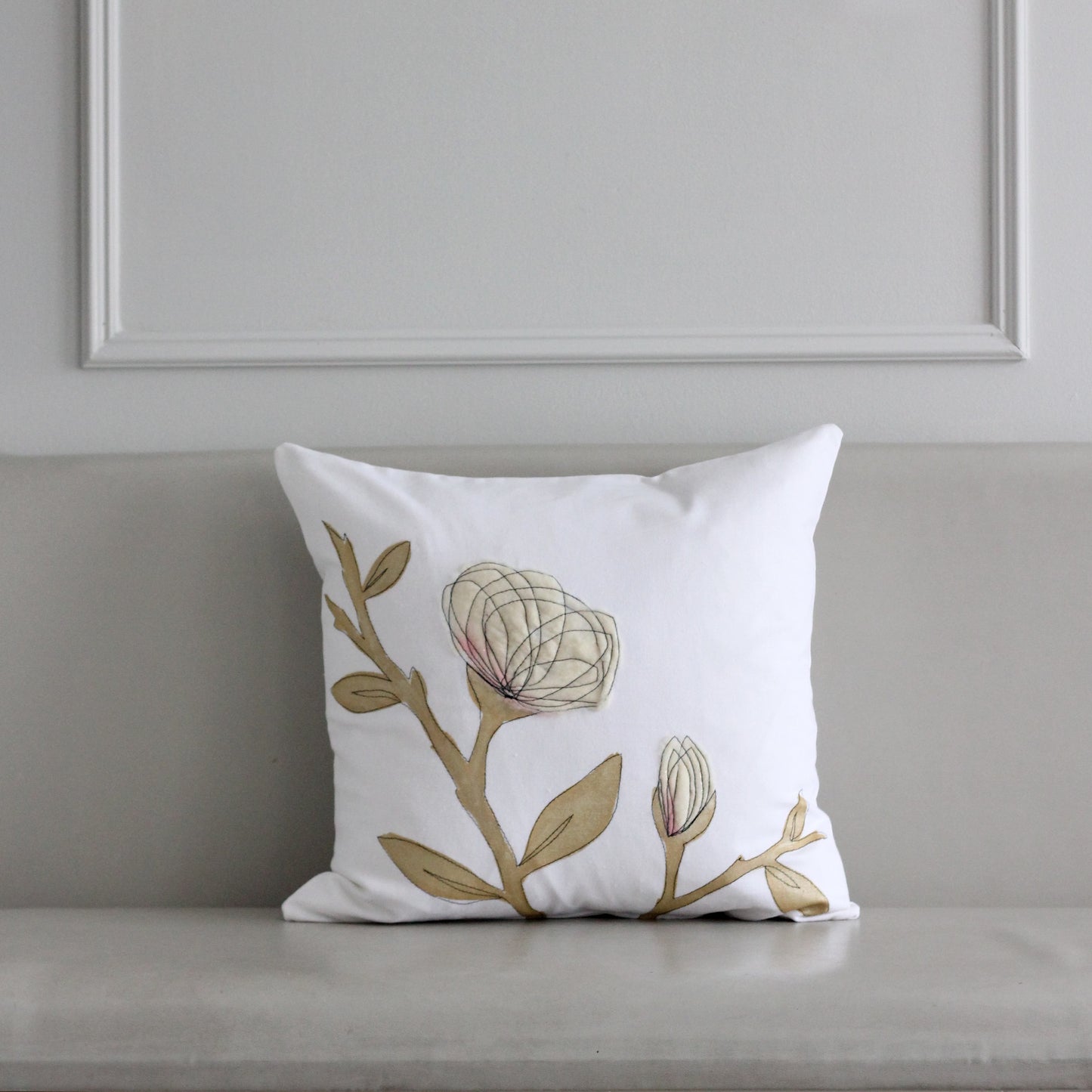 Cream with a Hint of Blush