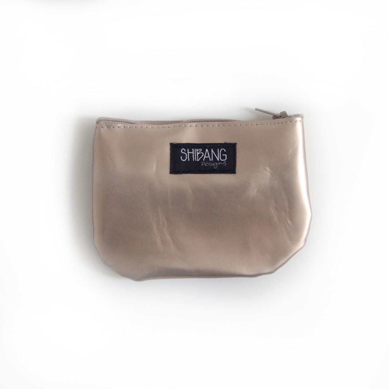 Leather Coin Purse - Copper & Steel Blue