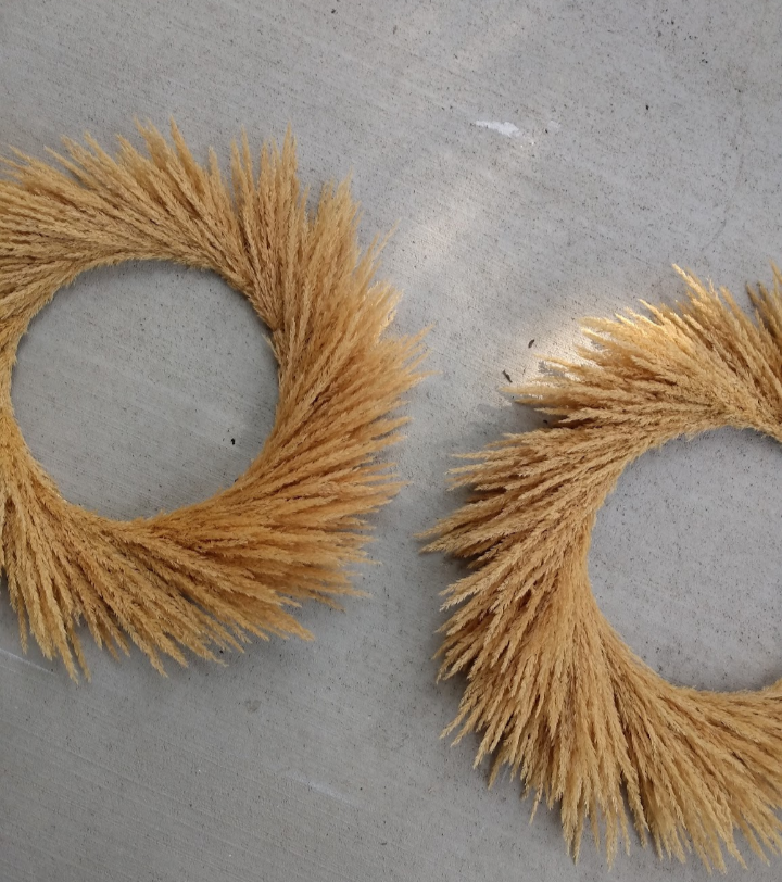 Fall Wheat Style Wreath